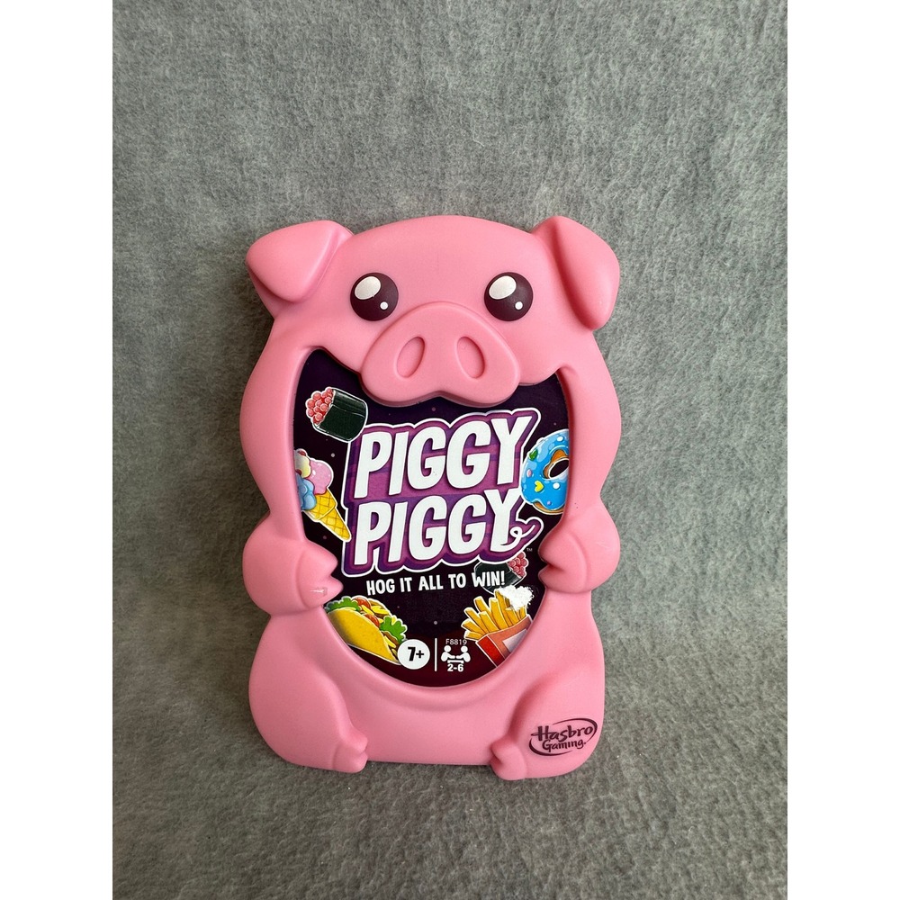Hasbro Piggy Piggy Card Game Kids Excellent Portable Travel Case Family Night